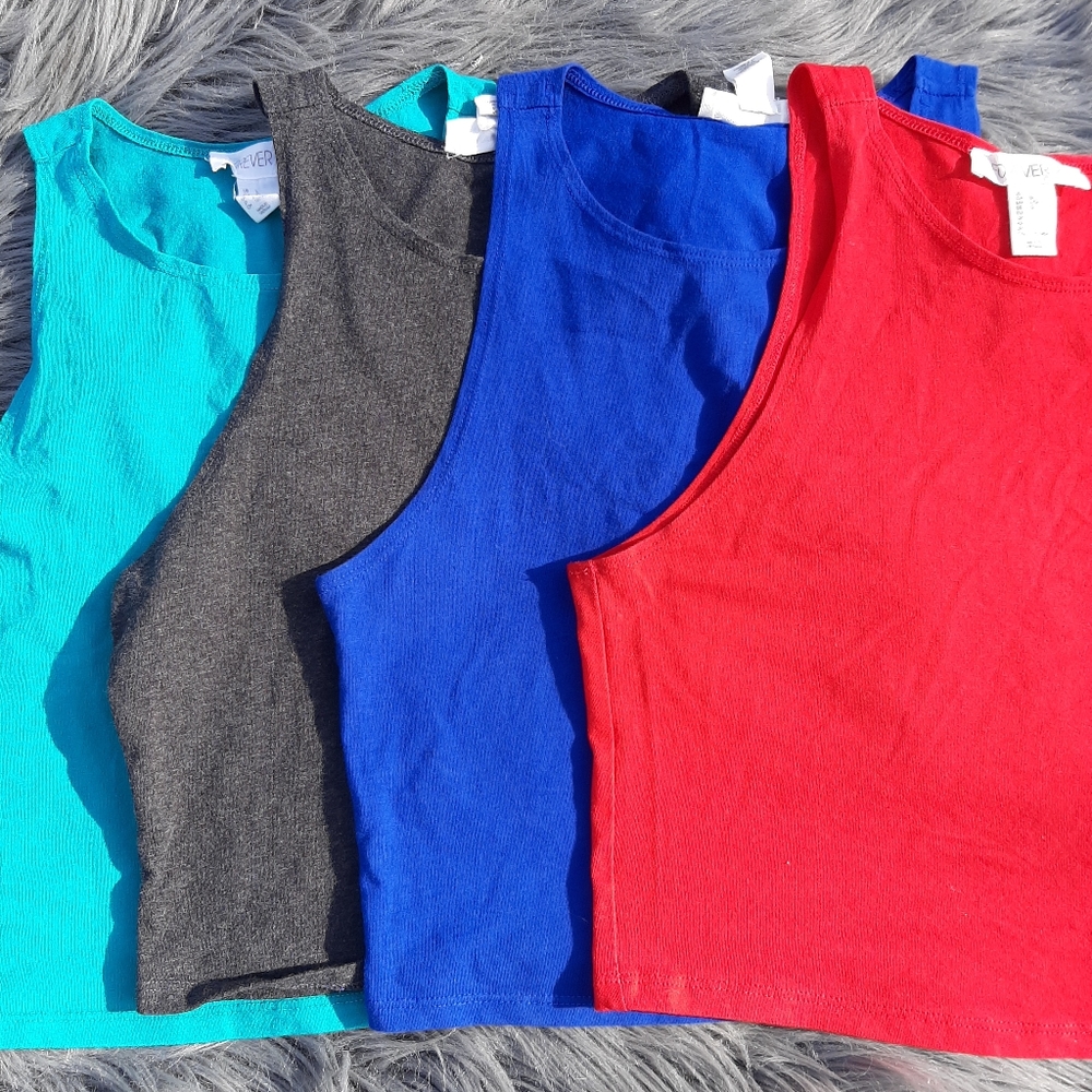 A bundle of forever 21 racerback tanks - Picture 8 of 8